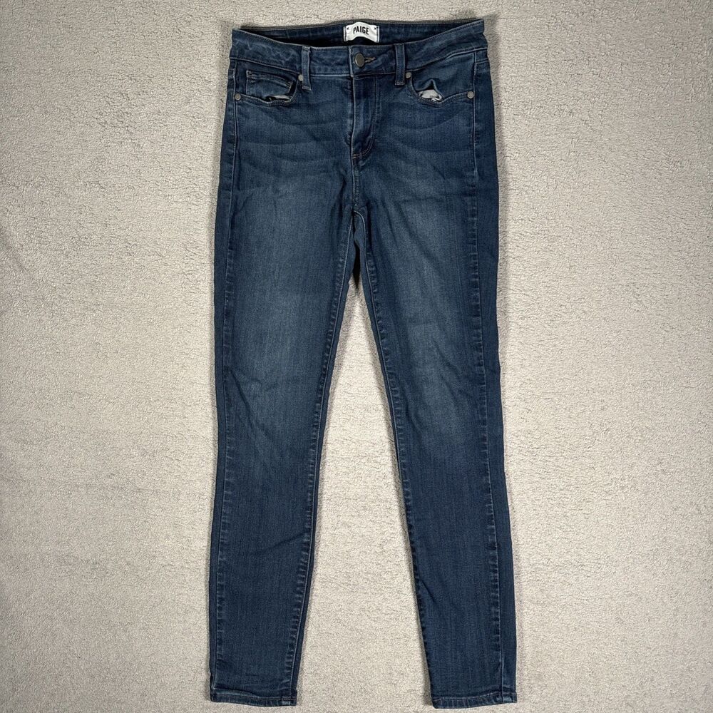 Paige Verdugo‎ Ankle Jeans Women's Size 27 Medium Wash Skinny Blue Jeans Y2K